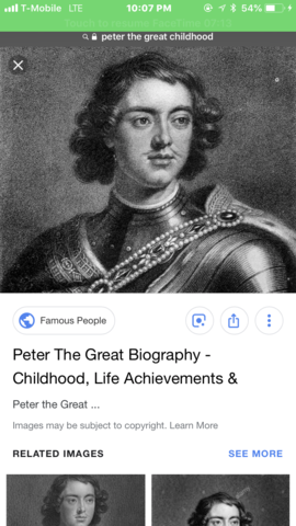 How Peter's life began