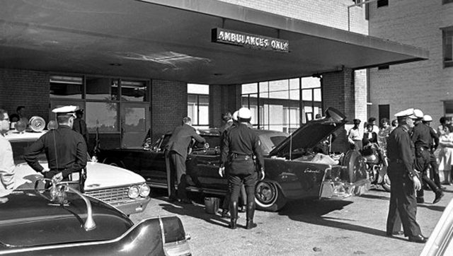 J.F.K. Is Rushed to the Hospital