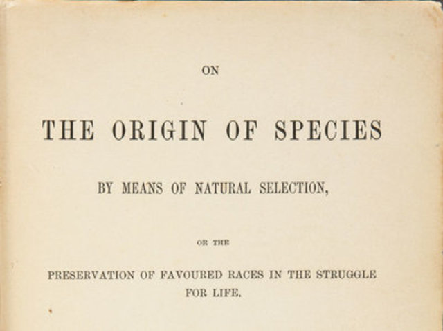 Charles Darwin Publishes Theory of Natural selection