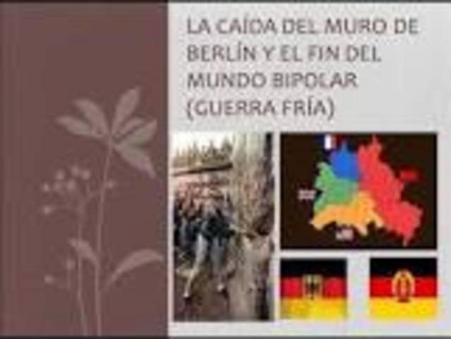 Caida del Muro de Berlín y fin al Mundo Bipolar