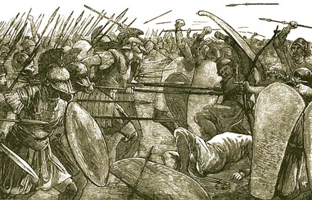 Perserkriget år 490. f.kr.