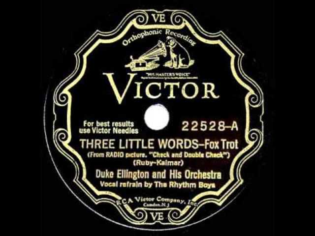 Three Little Words by Duke Ellington is Published