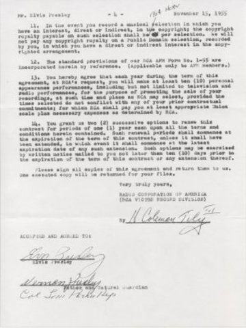 his recording contract was sold to RCA Victor