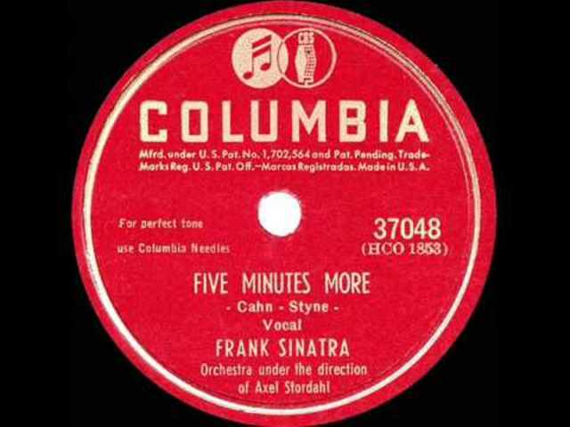 Five Minutes More by Frank Sinatra is Published