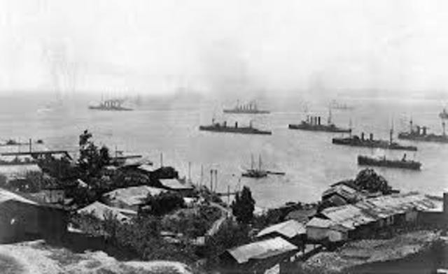 2 British ships sunk by German squadron