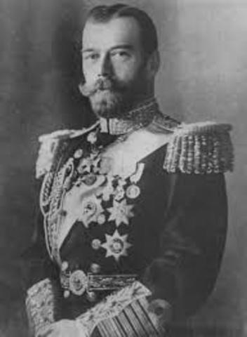 Nicholas II becomes Czar