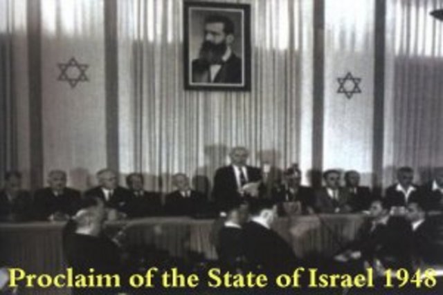 Israel becomes independent