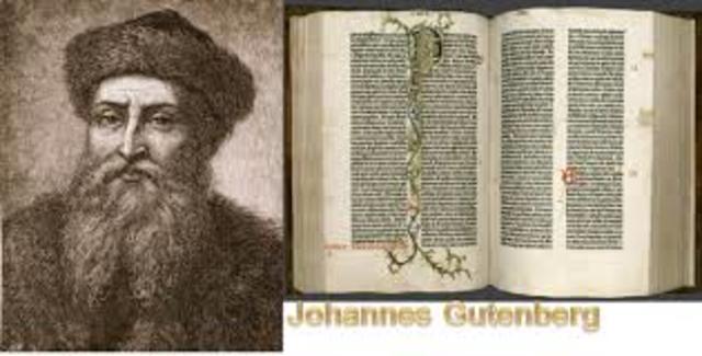 la biblia la primera obra de gutenberg.