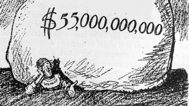 Reparations demanded from Germany