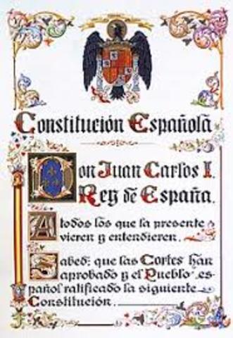 APROBACIÓN DE LA ACTUAL CONSTITUCIÓN ESPAÑOLA