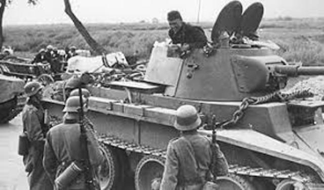 Inicio de la segunda guerra mundial