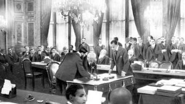 Fin de la primera guerra mundial.