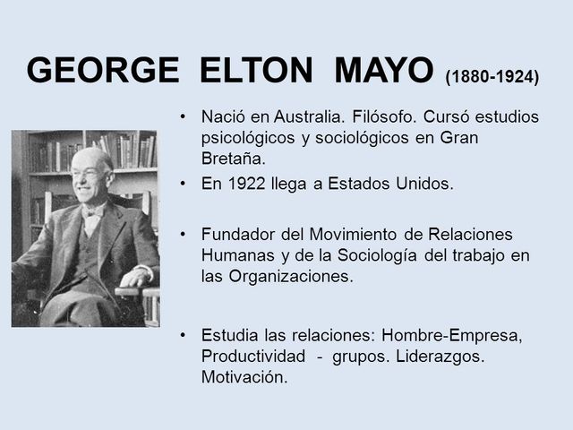 Escuela Administrativa de las relaciones humanas