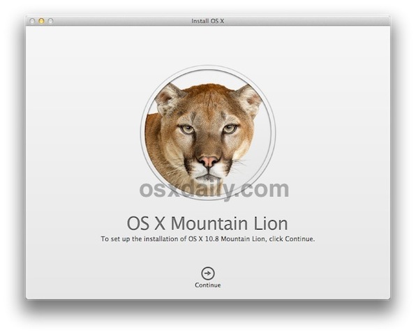 Mac OS X 10.8 Mountain Lion