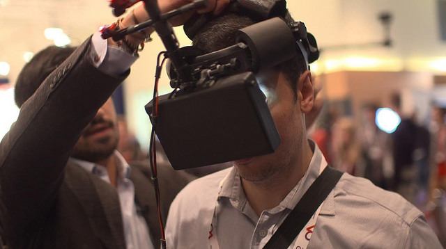 *First use of virtual reality (VR) in education