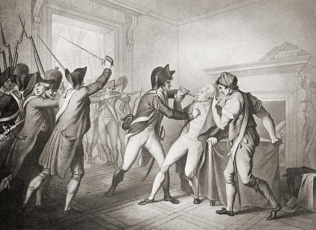 The arrest of Robespierre