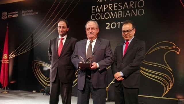 Germán Forero ganador del empresario del año 2017.