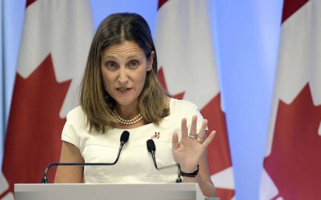 Visita de Chrystia Freeland a México