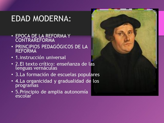 EDAD MODERNA