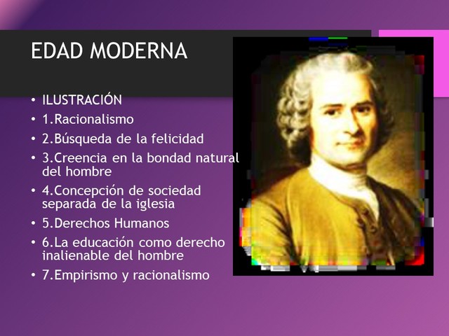 EDAD MODERNA ILUSTRACIÓN