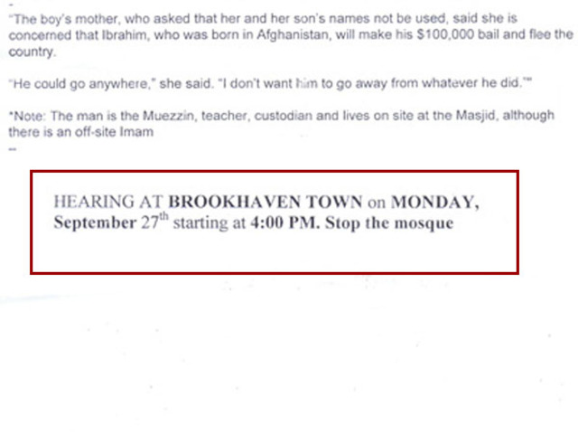 Town of Brookhaven holds a hearing regarding the renovation plan