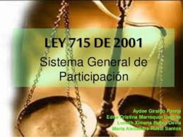 LEY 715 DE 2001