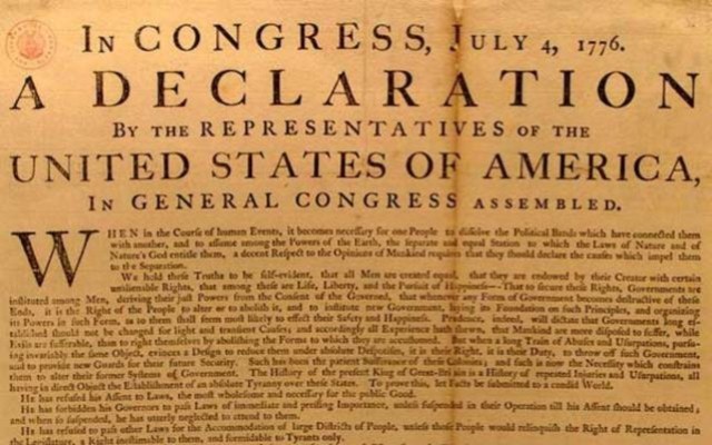 Se estableció una declaración de derechos en Norteamérica