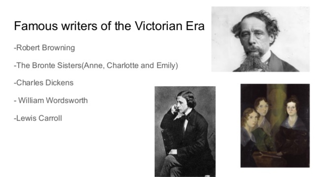 1838 Victorian Writers
