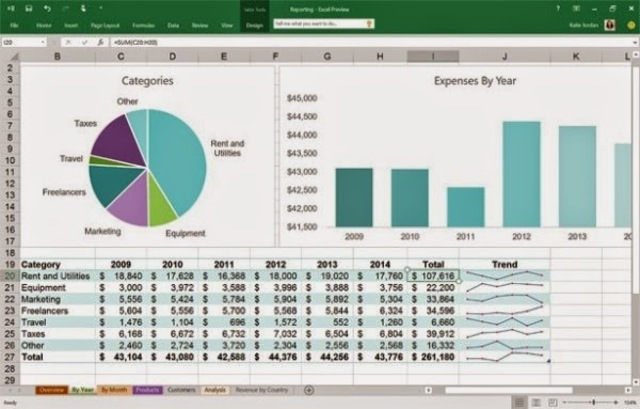 Excel 2016