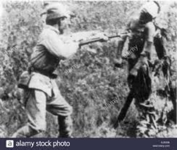 Los japonenses  en corea