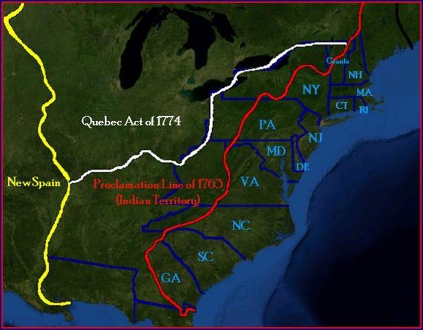 The Proclamation Line of 1763