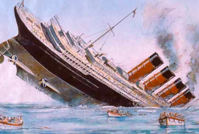(US) Sinking of the Lusitania