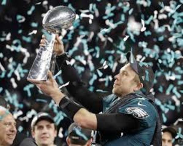 Eagles win superbowl