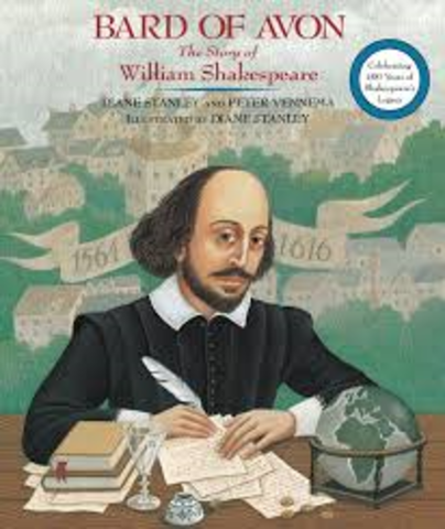 William Shakespeare, the Bard of Avon, is born