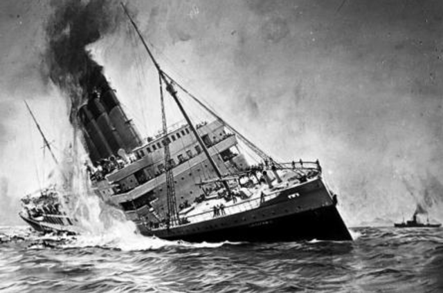 (US) Sinking of the Lusitania