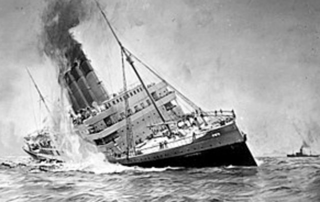 (us) sinking of the Lusitania
