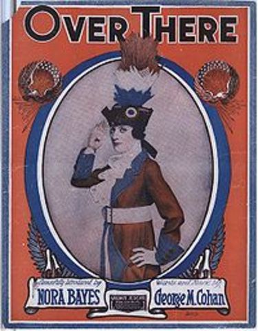 George M. Cohan writes "Over There"