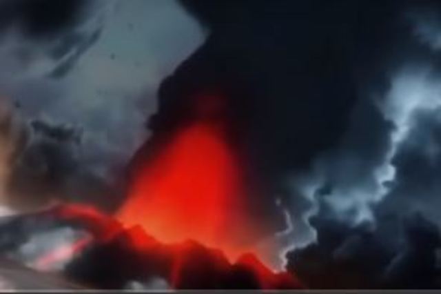 Las islas volcánicas aparecen.