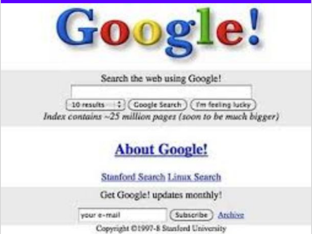 Nacimiento de Google