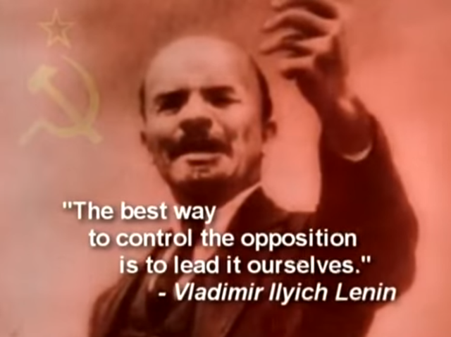 Lenin siezes control.