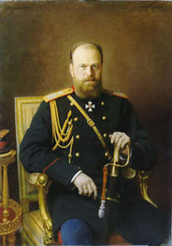 Alexander III Becomes Czar.