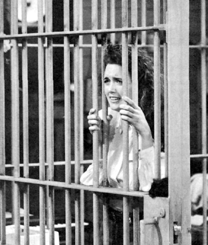 Tituba, Sarah Good, and Sarah Osbourne are sent to Boston prision.