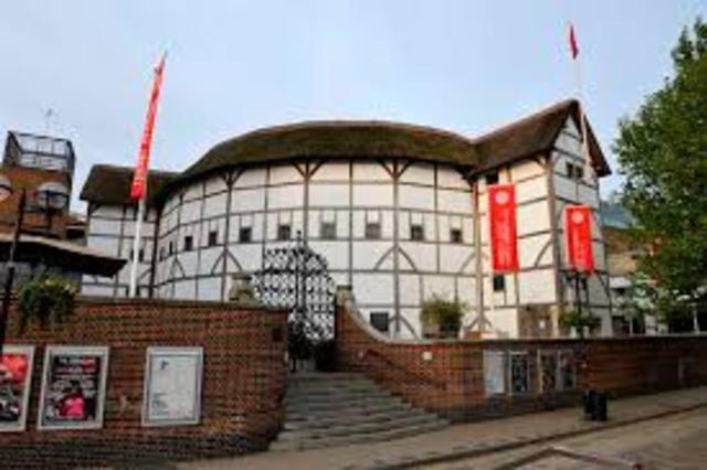 Globe Theater is built in London