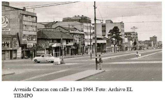 La Avenida Caracas o Carrera 14