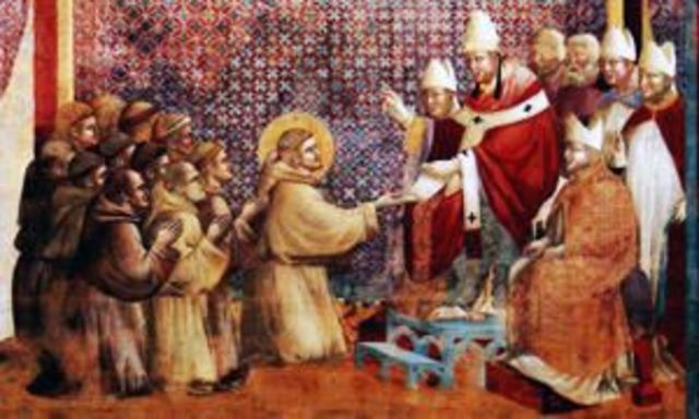 Crociata contro i càtari; Costituzione del primo nucleo dell'ordine dei francescani