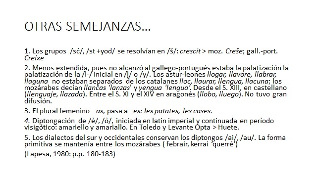 DIALECTOS: SEMEJANZAS. PALATIZACIÓN, DIPTONGACIÓN...