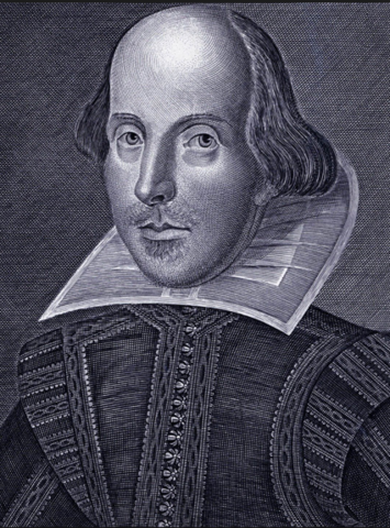 William Shakespeare, the Bard of Avon, is born