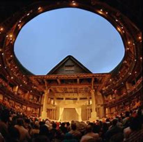 Globe Theatre is built in London