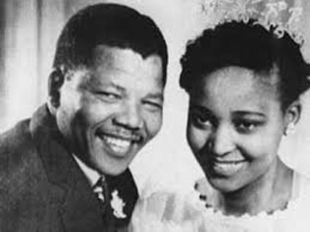Nelson Mandela married his first wife
