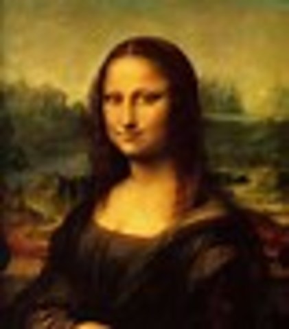 Leonardo Da Vinci paints the Mona Lisa